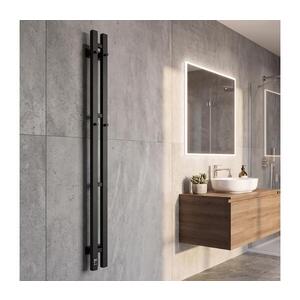 Vertaduro - El. sušák na ručníky s term. VEO 70W/230V 120x9 cm IP44 černá pravá 12-234053-0912-V obraz