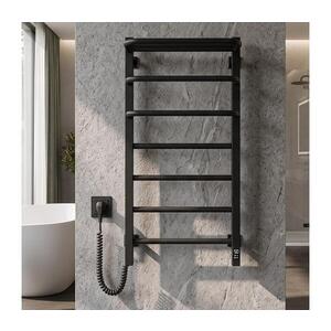 Vertaduro - Koup. elekt. radiátor s term. DOR 155W/230V 80x48 cm IP44 černá levá 12-253153-4880-V obraz