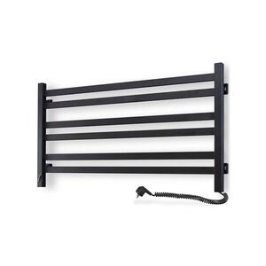 Vertaduro - Koup. žebř. radiátor s term. AVA 181W/230V 50x90 cm IP44 černá pravá 12-228053-9050-V obraz