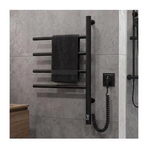 Vertaduro - El. otočný sušák na ručníky s term. ARA 60W/230V 65x49 cm IP44 černá 12-223033-4860-V obraz