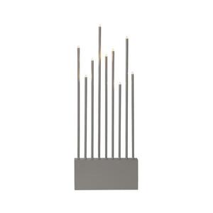 Eglo 410954 - Vánoční svícen BUZZ 9xE5/0, 6W/230/12V šedá 410954 obraz