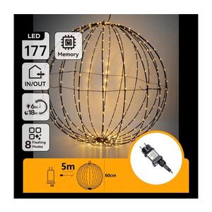 B.V. - LED Venkovní vánoční dekorace 177xLED/3, 6W/230V 60 cm IP44 teplá bílá B10303Q90 obraz