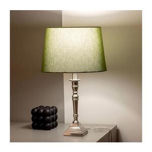 BRILAGI - Stolní lampa CERIA 1xE27/60W/230V pr. 30 cm stříbrná/zelená 1xEG49191+1xEG781039 obraz