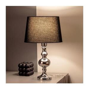 BRILAGI - Stolní lampa CERIA 1xE27/60W/230V pr. 30 cm lesklý chrom/černá 1xEG49199+1xEG781038 obraz