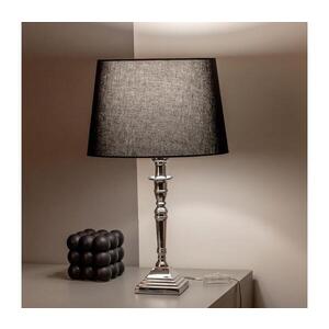 BRILAGI - Stolní lampa CERIA 1xE27/60W/230V pr. 30 cm stříbrná/černá 1xEG49191+1xEG781038 obraz