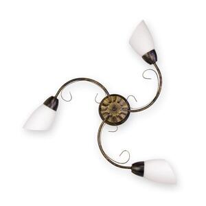 BRILAGI - Stropní svítidlo VINE 3xE27/40W/230V pr. 75 cm patina/mosaz BRHE-2026C001/3 obraz