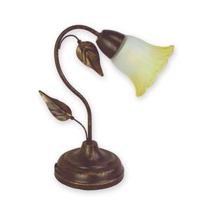 BRILAGI - Stolní lampa BLOSSOM 1xE27/40W/230V patina/mosaz BRHE-2026T002/1 obraz