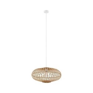 Eglo 55114 - LED Lustr na lanku 1xE27/4W/230V bambus 55114 obraz