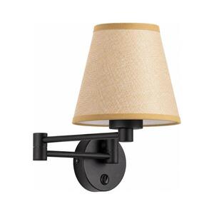 BRILAGI - Nástěnná lampa NUBILA 1xE27/15W/230V béžová/černá TK6482+BG1571 obraz