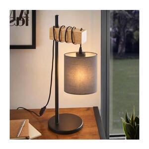 BRILAGI - Stolní lampa NUBILA 1xE27/40W/230V hnědá/černá/antracit EG780173+BG1574 obraz