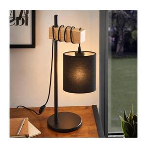 BRILAGI - Stolní lampa NUBILA 1xE27/40W/230V hnědá/černá EG780173+BG1581 obraz