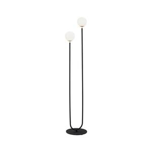 Argon 7073 - Stojací lampa FERRONE 2xE14/7W/230V černá/bílá/zlatá 7073 obraz