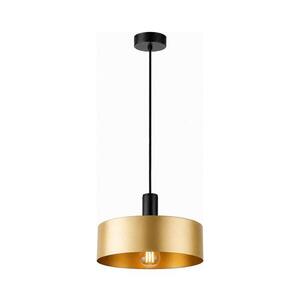 Keter Lighting Lustr na lanku HAKI 1xE27/60W/230V zlatá/černá 3742 obraz