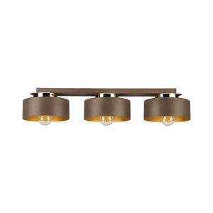 Keter Lighting Stropní svítidlo IGNIA 3xE27/60W/230V hnědá/zlatá 3730 obraz