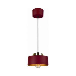 Keter Lighting Lustr na lanku IGNIA 1xE27/60W/230V vínová/zlatá 3736 obraz