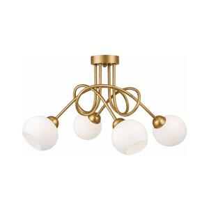 Keter Lighting Přísazený lustr BAROC 4xE14/40W/230V zlatá 3571 obraz