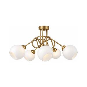 Keter Lighting Přísazený lustr BAROC 5xE14/40W/230V zlatá 3572 obraz