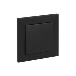 Legrand - Schodišťový vypínač č. 6 s rámečkem SUNO černá LR0076+LR0072 obraz