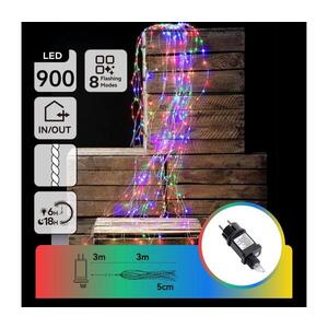 B.V. - LED Venkovní vánoční řetěz 900xLED/8 funkcí 6m IP44 multicolor B10303ADLU obraz