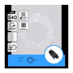 B.V. - LED Venkovní ván dekorace 540xLED/6W/230V IP44 studená bílá 45cm kruh B10303ADOC obraz