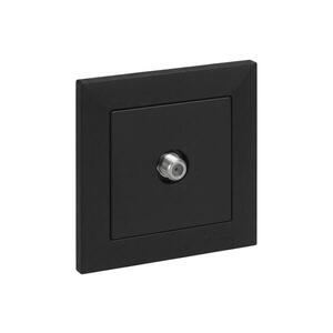 Legrand - TV zásuvka s rámečkem SUNO černá LR0076+LR0075 obraz