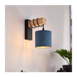 BRILAGI - Nástěnné svítidlo NUBILA 1xE27/60W/230V hnědá/černá/tmavě modrá EG44078+BG1575 obraz