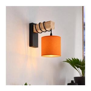 BRILAGI - Nástěnné svítidlo NUBILA 1xE27/60W/230V hnědá/černá/oranžová EG44078+BG2453 obraz