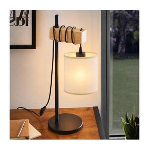 BRILAGI - Stolní lampa NUBILA 1xE27/40W/230V hnědá/černá/krémová EG780173+BG1585 obraz