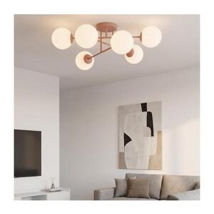 EMIBIG Přisazený lustr ROMA 6xE14/10W/230V růžová 1846/6 obraz