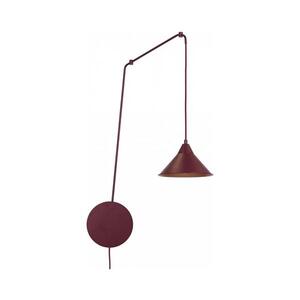 EMIBIG Lustr na lanku ABRAMO 1xE27/15W/230V červená 1787/1 obraz