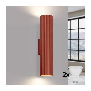 BRILAGI - LED Nástěnné svítidlo CRESTO 2xGU10/10W/230V 30 cm oranžová BR.1634 obraz