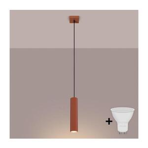 BRILAGI - LED Lustr na lanku CRESTO 1xGU10/10W/230V oranžová BR.1630 obraz