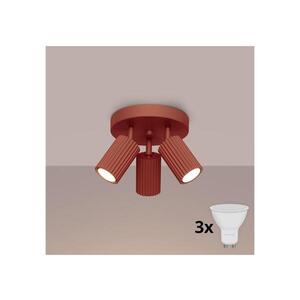 BRILAGI - LED Bodové svítidlo CRESTO 3xGU10/10W/230V oranžová BR.1639 obraz
