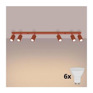 BRILAGI - LED Bodové svítidlo CRESTO 6xGU10/10W/230V oranžová BR.1642 obraz