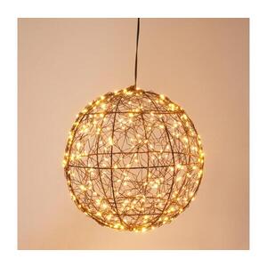 Koopman LED Venkovní vánoční dekorace 300xLED/230V pr. 25 cm IP44 teplá bílá koule/černá AMZ141020 obraz