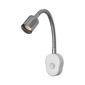 Osram - Flexibilní nástěnná lampa PLUG TUBE FLEX 1xGU10/5W/230V matný chrom/bílá 4058075858855 obraz
