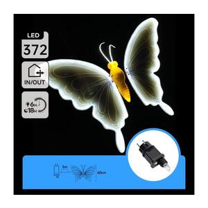 B.V. - LED Venkovní dekorace 372xLED 60 cm IP44 motýl/studená bílá B10303AGGF obraz