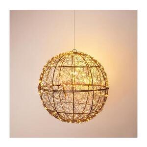 Koopman LED Venkovní vánoční dekorace 500xLED/230V pr. 35 cm IP44 teplá bílá koule/černá AMZ141030 obraz