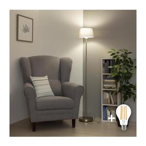 BRILAGI - LED Stojací lampa CERIA 1xE27/40W/230V pr. 25 cm šedá/matný chrom SA2188+EG781033 obraz