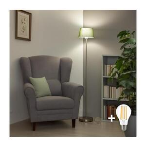 BRILAGI - LED Stojací lampa CERIA 1xE27/40W/230V pr. 25 cm zelená/matný chrom SA2188+EG781034 obraz