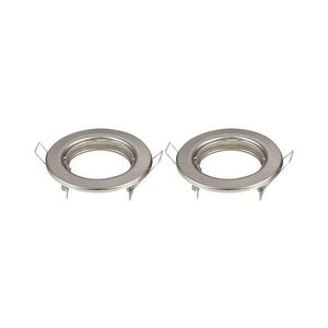 B.V. - SADA 2x Rámeček pro podhledové svítidlo GU10 pr. 8 cm matný chrom B10405IFH obraz
