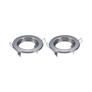 B.V. - SADA 2x Rámeček pro podhledové svítidlo GU10 pr. 8 cm lesklý chrom B10405IFJ obraz