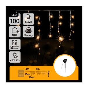 B.V. - LED Solární vánoční řetěz 100xLED/8 funkcí 8x0, 6m IP65 teplá bílá B10201JG0 obraz