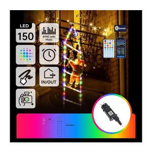 B.V. - LED RGBICW Venkovní vánoční dekorace 150xLED/230V 3m IP44 + DO S104033VT obraz