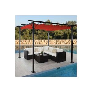 Pergola se stahovací střechou 3, 5x3, 5 m Dekorhome obraz