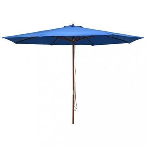 Slunečník Ø 350 cm látka / dřevo Dekorhome obraz