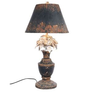 Kovová stolní vintage lampa s patinou - Ø 36*73 cm / E27 60W 5LMP186 obraz