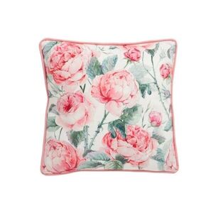Barevný polštář s růžemi - 45*45cm 80379 obraz