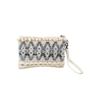 Modro-krémová kabelka do ruky Denim - 25*17cm 94932 obraz
