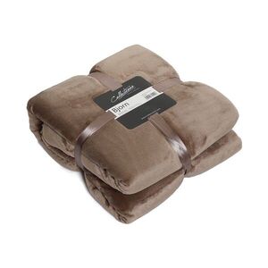 Taupe chlupatý pléd Bjorn - 150*200 cm 8501545704047 obraz